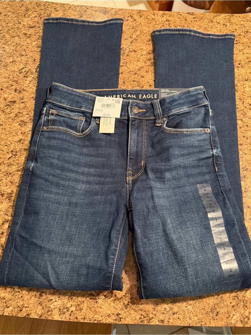 American Eagle high waisted skinny kick jeans